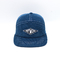 BSCI Custom Men High Quality 7 Panel Corduroy Flat Brim Embroidery Patch Logo Sport  Baseball Snapback Cap