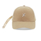 100% Cotton Women Sports Dad Hats With Long Strap Custom Embroidered