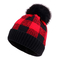 Elastic Wool Fabric Knit Beanie Hats For Cold Winter